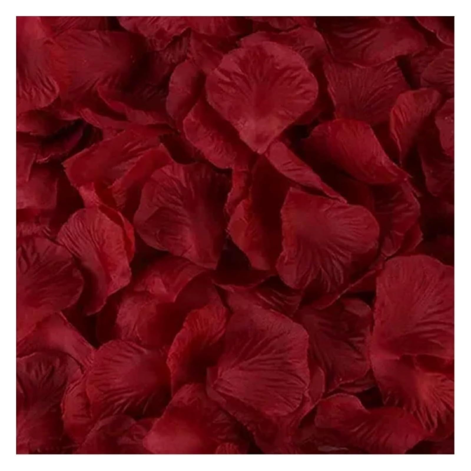 CYJAZNHH Artificial Rose Petals Multicolor Silk 2000 Pcs(Wine Red)