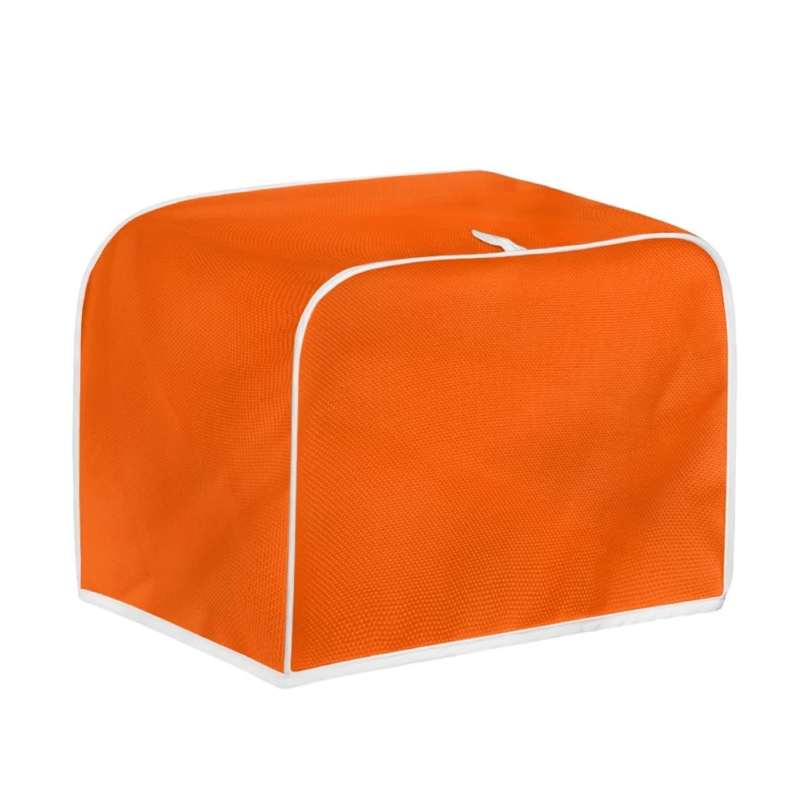 JOAIFO Orange Toaster Dust Cover Washable Polyester 4 Slice Toaster,Kitchen Small Appliance Covers, Toaster Cover Fit for Most Standard 4 Slice Toasters