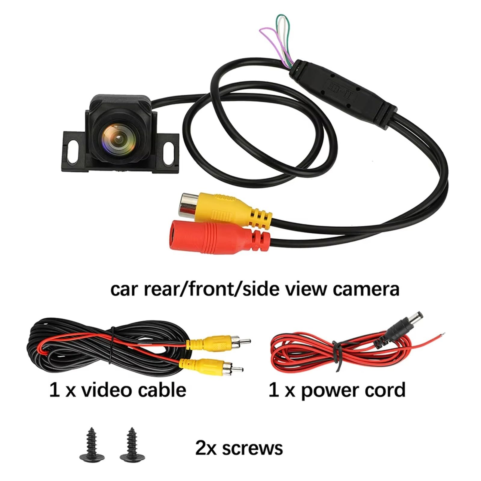 Samochodowa kamera cofania kamera cofania 1080p przezroczysta ochrona przed zakłóceniami 170 stopni szeroki kąt regulowany pojazd mały cofanie samochód kopia zapasowa kamera cofania monitor