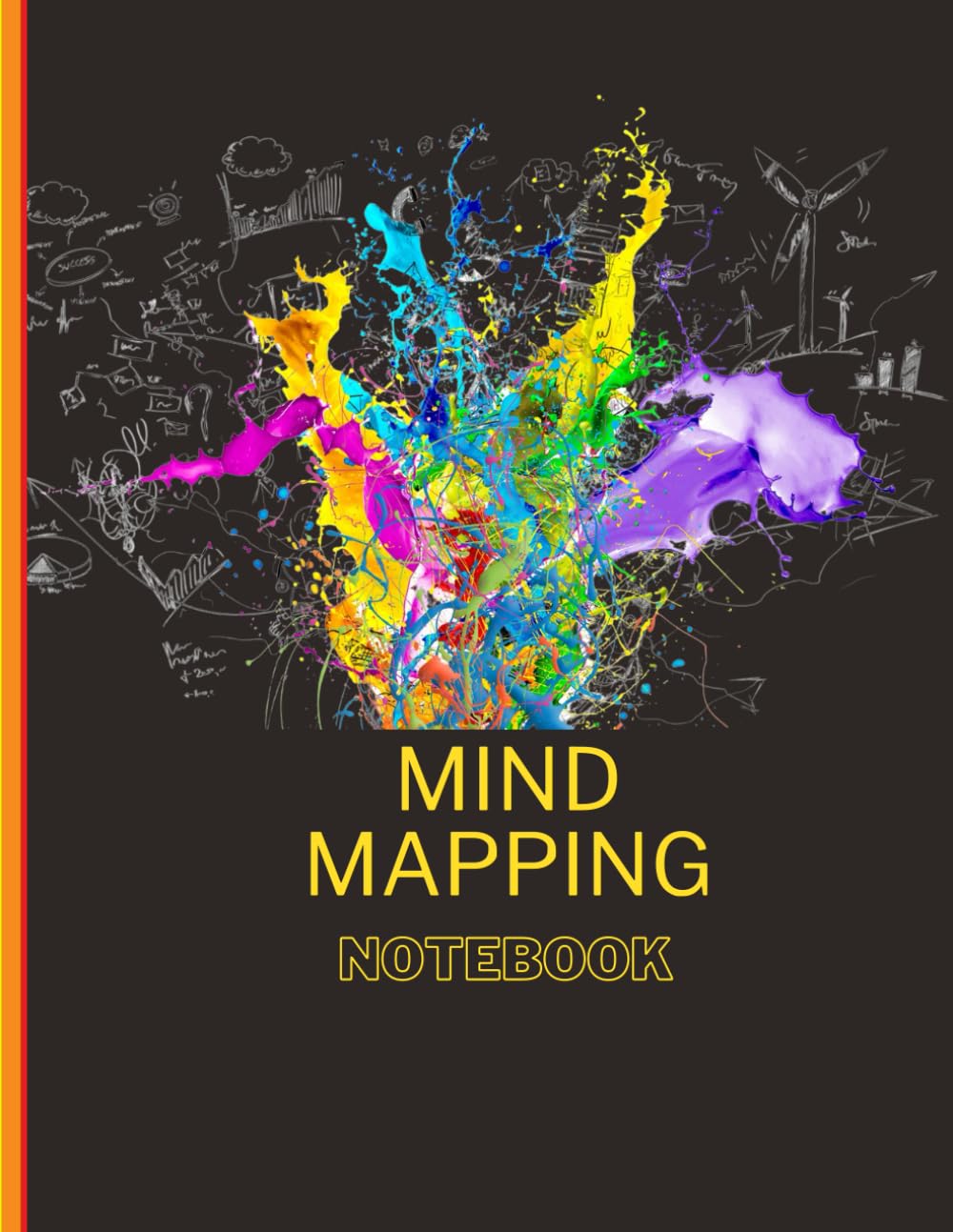Mind Mapping Notebook: Paper With Blank Map Templates crafted to record ...