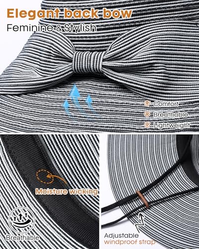 Sombrero de sol de ala ancha para mujer miniatura 4