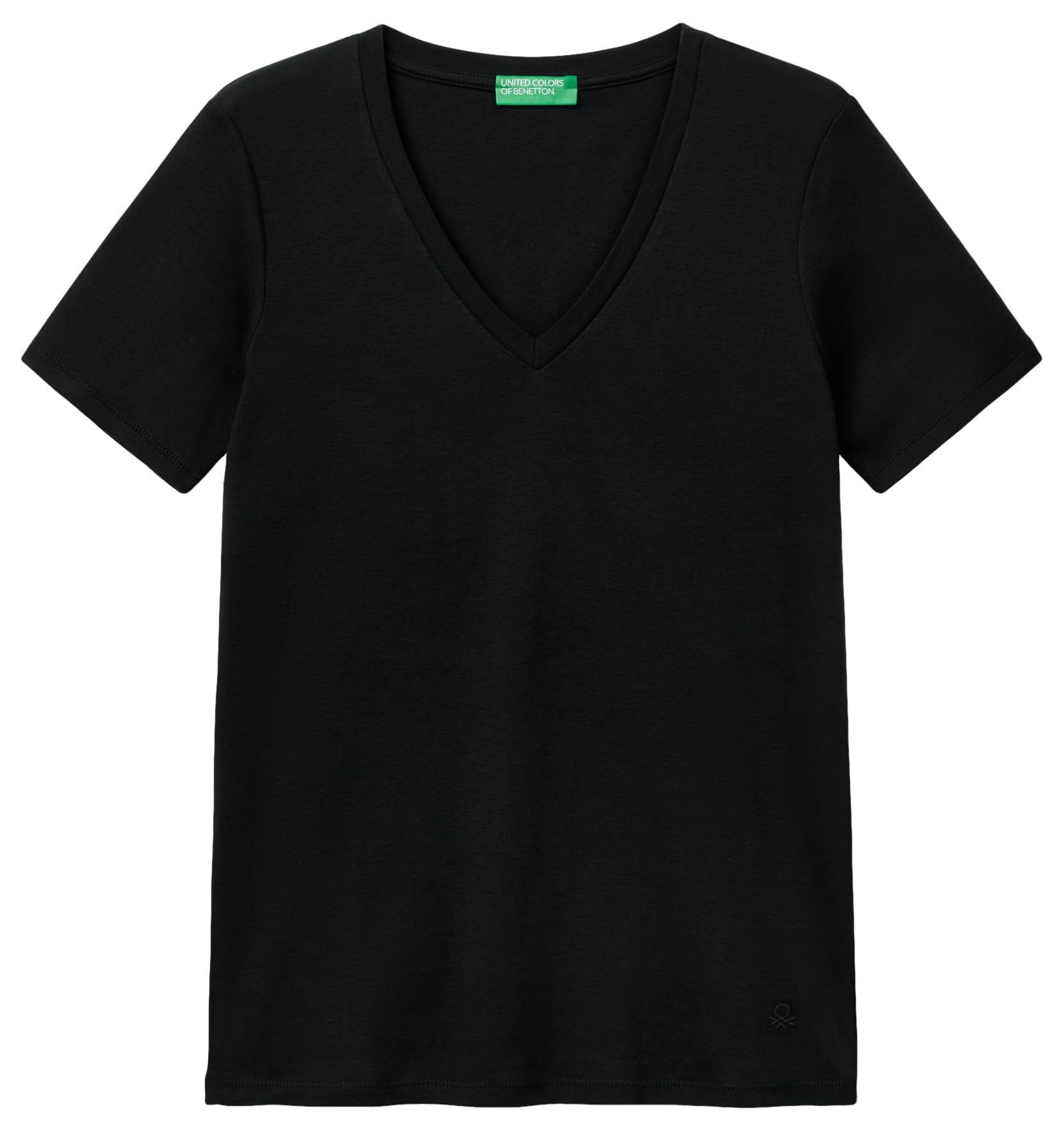 United Colors of Benetton T-Shirt, Black 100, XXS
