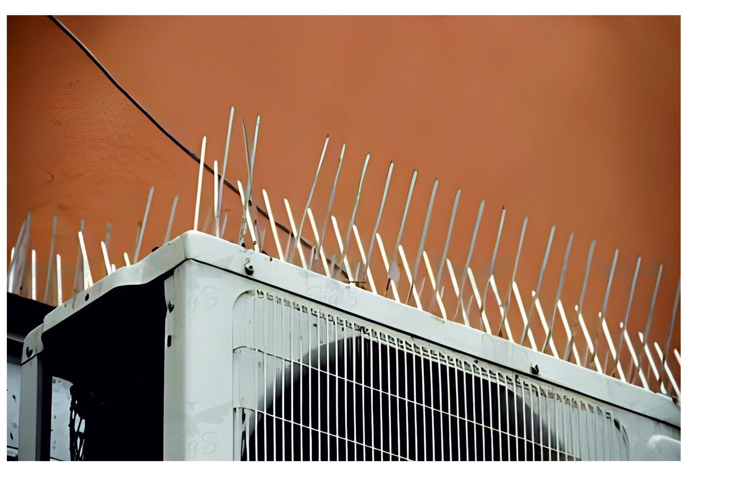 SigS Bird Polycarbonate Spikes (Pack of 10) with Double Sided Tap (12 x 4 inch), Anti Pigeon Spikes, Birds Protection & Pest Control Spikes for Balcony, Window AC, Split AC, Railing (B0B1HSPHGS) Amazon Price History, Amazon Price Tracker