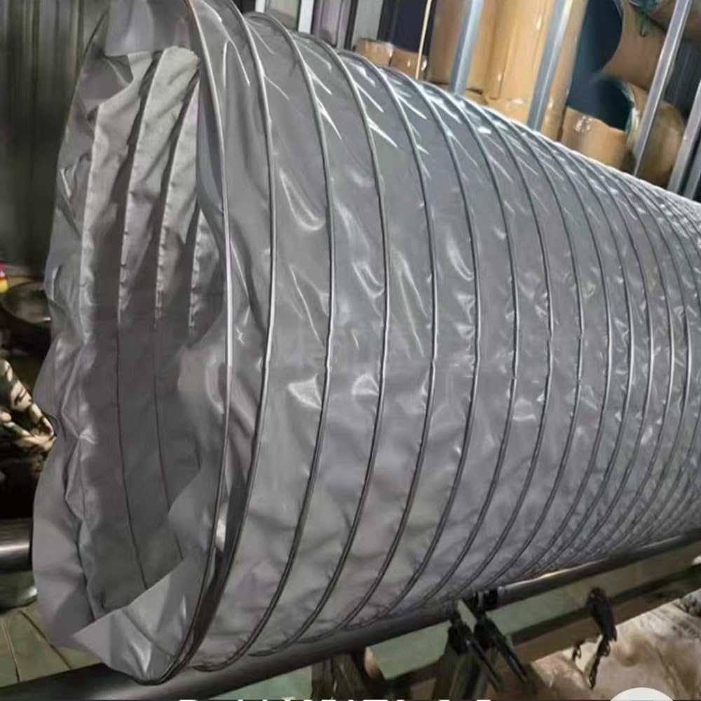 Manguera De Conducto Flexible 1 2 3 4 5 6 8 10m Tubo De Ventilación Manguera De Escape Para Ventilador Manguera De Conducto De Aire Hvac Resistente Al Calor(L 5m/(16.4ft),450mm(17 3/4"))