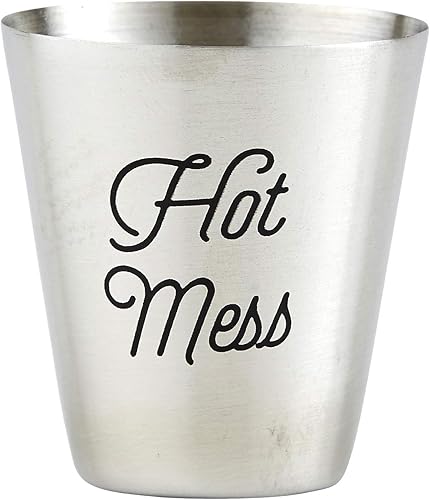 Miniatura 8 de Santa Barbara Design Studio SIPS Drinkware Stainless Steel Shot Cups, 4-Count, 2-Ounces, Party Starter