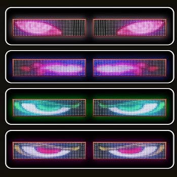 Amazon | DIANX 車用デビルアイライト 大型プログラム可能フレキシブル