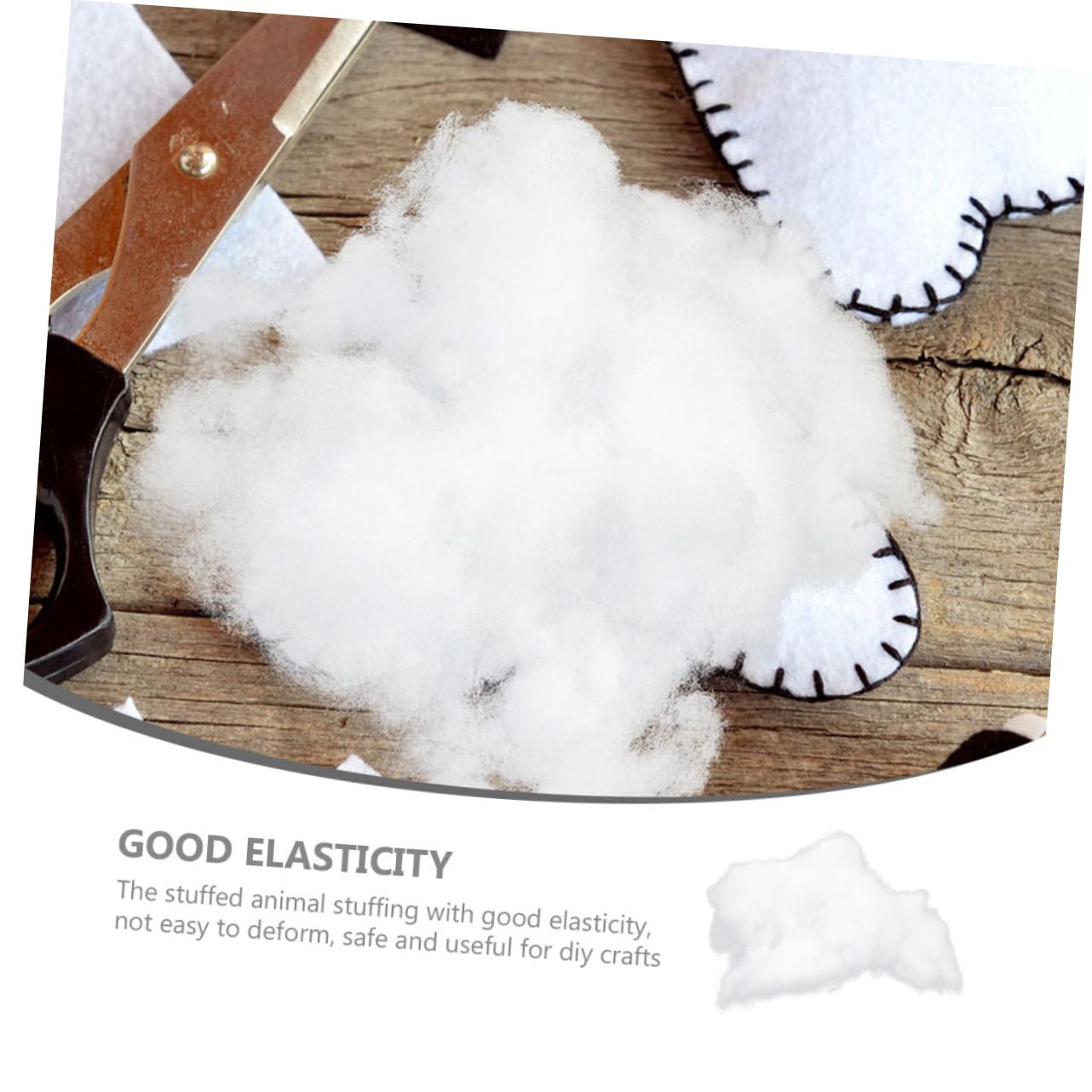 NUOBESTY 4 Stück 1 Kissen Baumwolle Seide Sachen Warmer Hamster Tucker-tape Haustier Butyl Ratte Essen Kaninchen Hängematten Für Szenenlayout-schmuck Coop Polyester Weiß