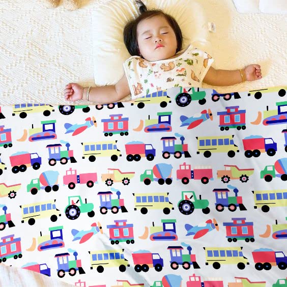 Medi Partners Couverture Bebe Couvertures De Bébé Plaid Enfant Nouveau-né 100% Coton Pour Cadeau Naissance 75x100cm Multifonctionnel Bilatéral Pour Landaus (Attrape-rêves Avec Minky Gris