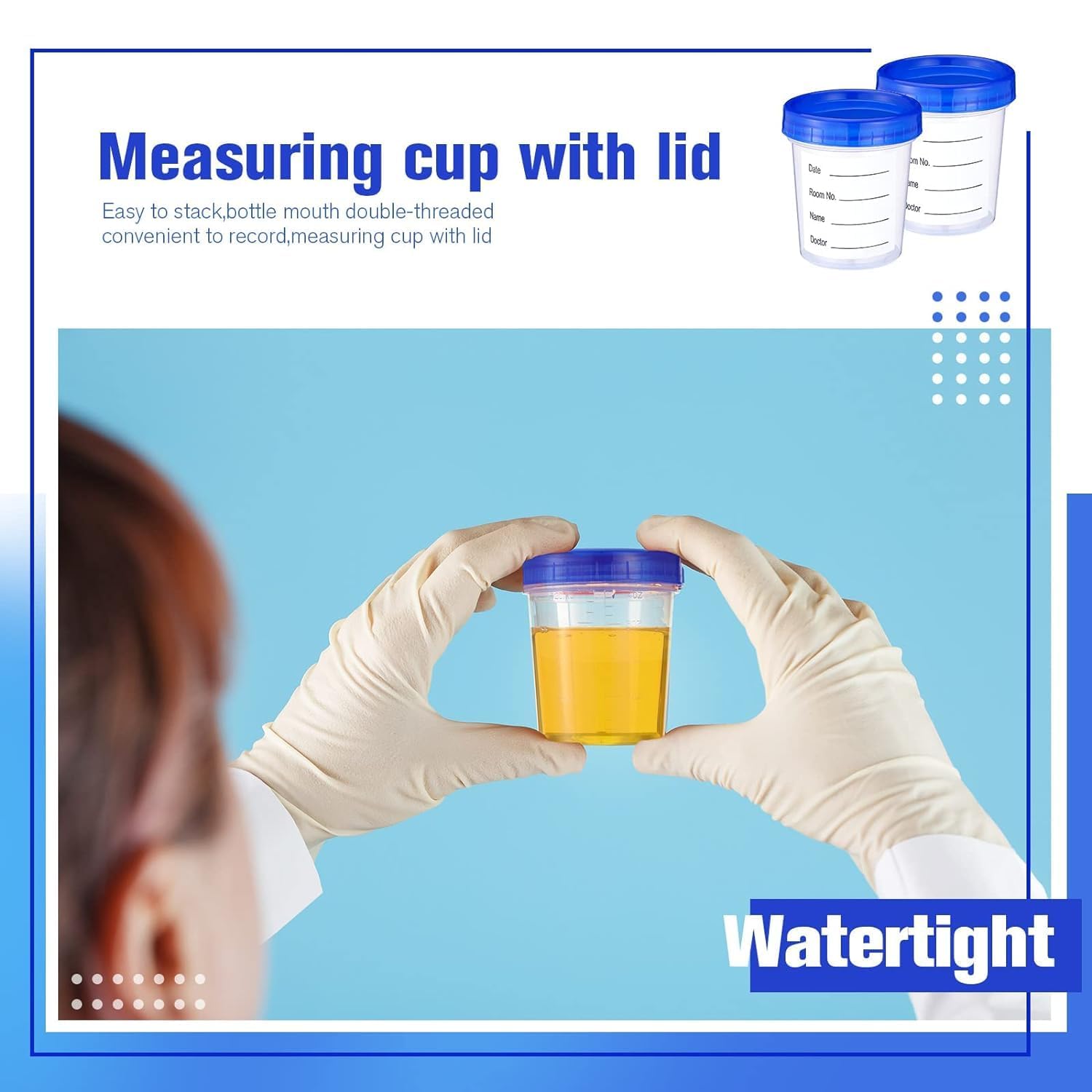 Hattronics urinary sample collection 30ml cup leak-proof sample container for urine and sperm test, medical grade plastic. Disposable sterile urinary container for lab | Home use (10, 30 ml) Hattronics urinary sample collection 30ml cup leak-proof sample container for urine and sperm test, medical grade plastic. Disposable sterile urinary container for lab | Home use (10, 30 ml)