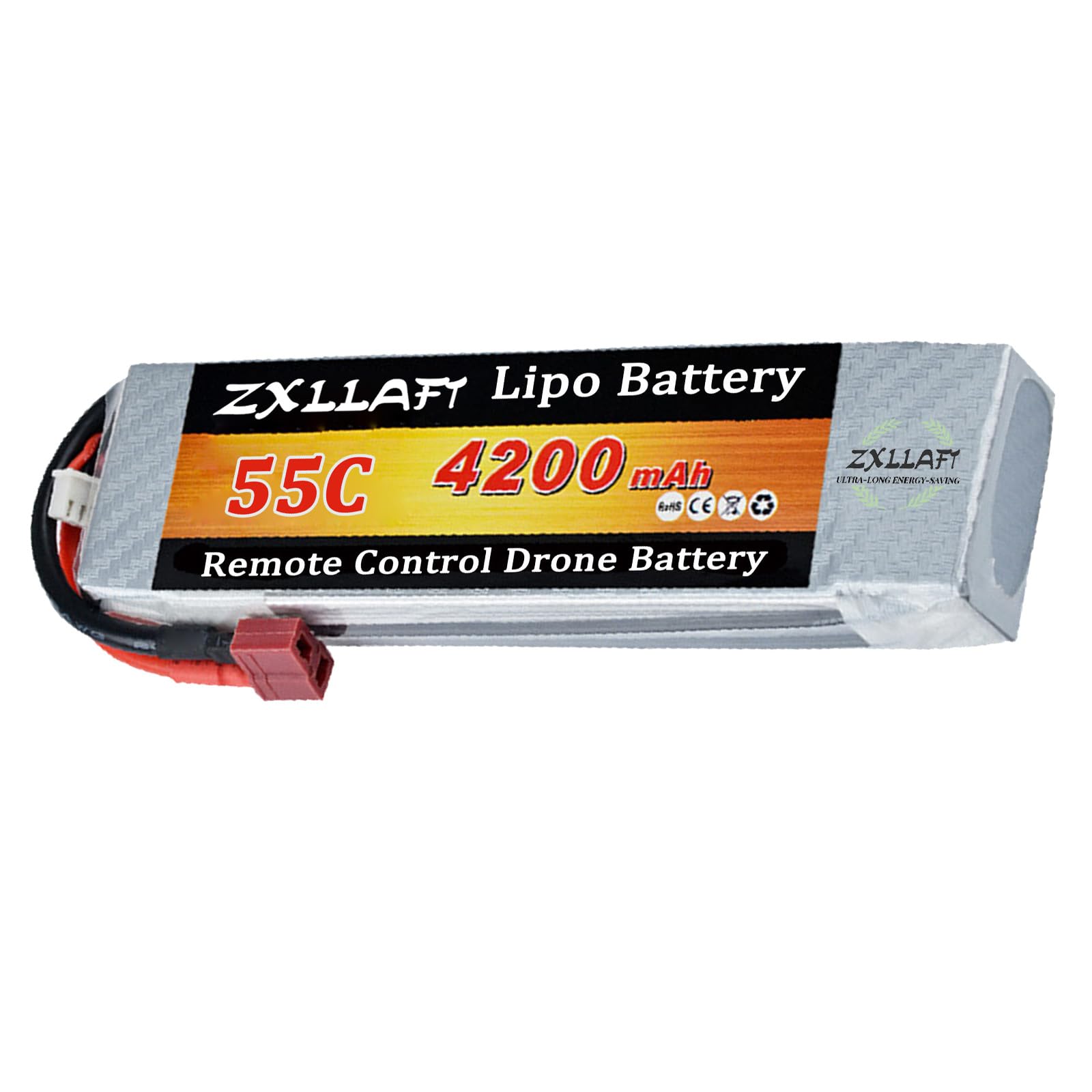 22,2V 6S Batteria per Drone 14,8V 4S Batteria al Litio 11,1V 3S Batterie LiPo 55C Batterie Ricaricabili per Aeromodelli e Alimentazione di Riserva con BMS