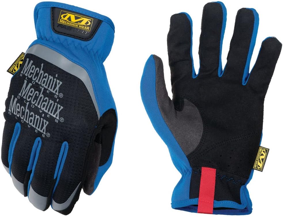 MFF-03-010 FastFit Gloves (Large, Blue) Work