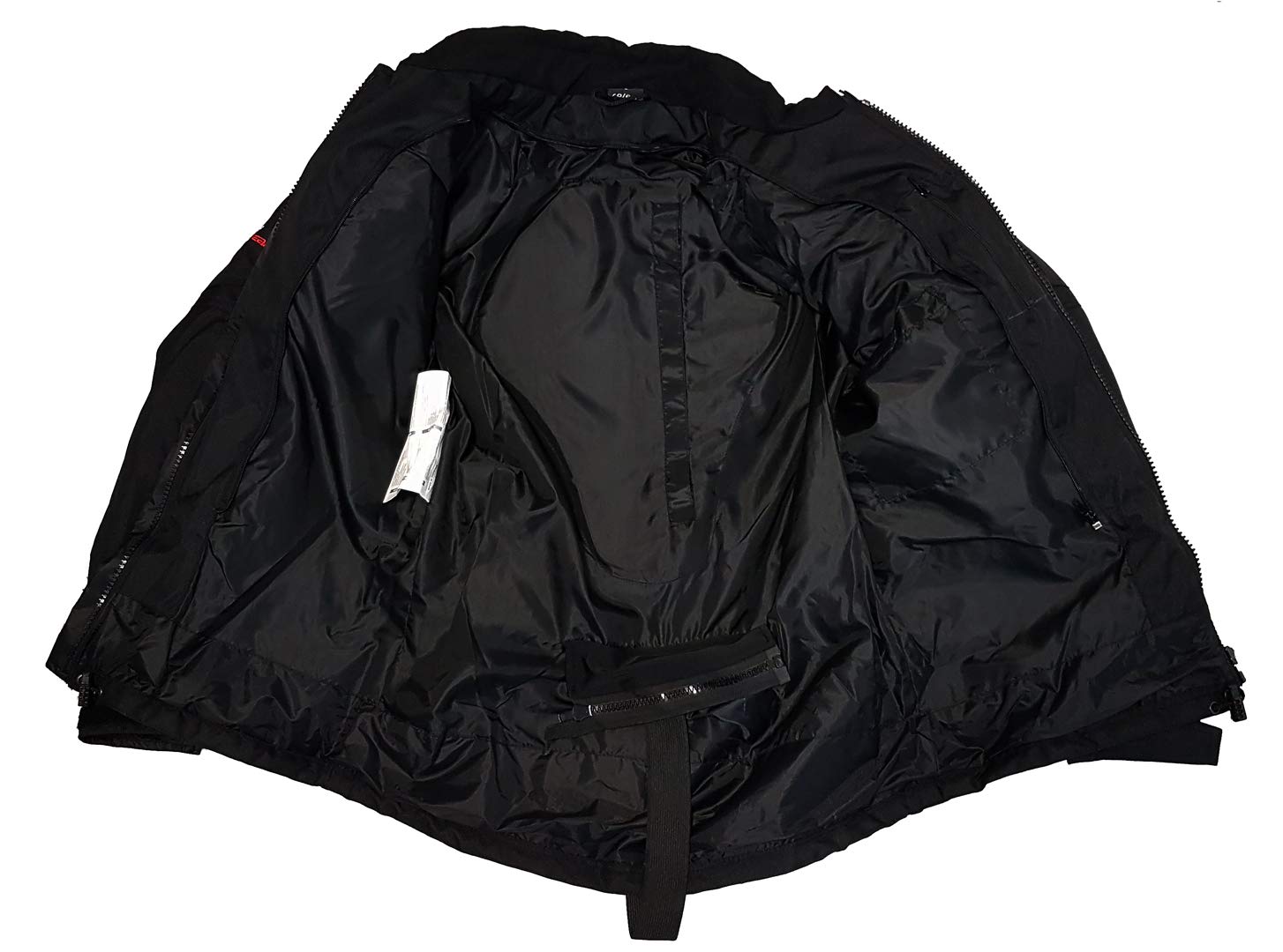 ROLEFF RO700 Motorradjacke mit Protektoren, Thermofutter, Klimamembrane & Belüftungssystem für Sommer und Winter, schwarz