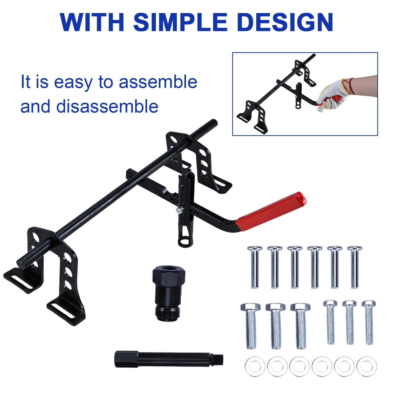 FreeTec Universal Ventilfederspanner Druckluft Ventile Montage Set Ventilschaftdichtung KFZ Werkzeug inkl. Koffer
