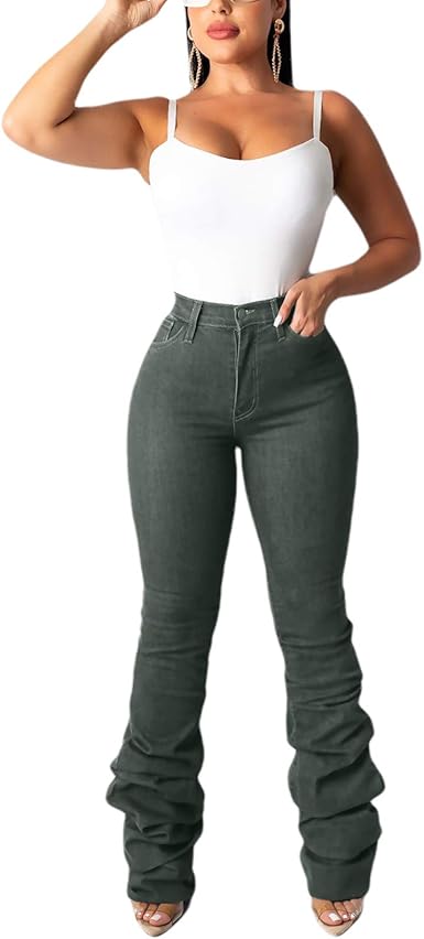 Stacked jeans amazon Clearance