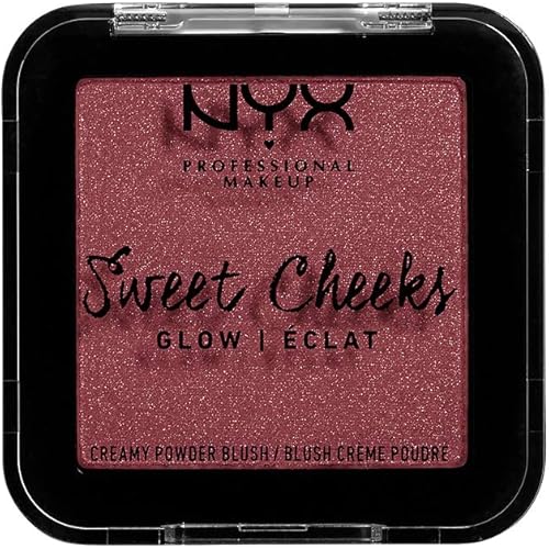 NYX PROFESSIONAL MAKEUP Sweet Cheeks Shimmer Blush, Bang Bang