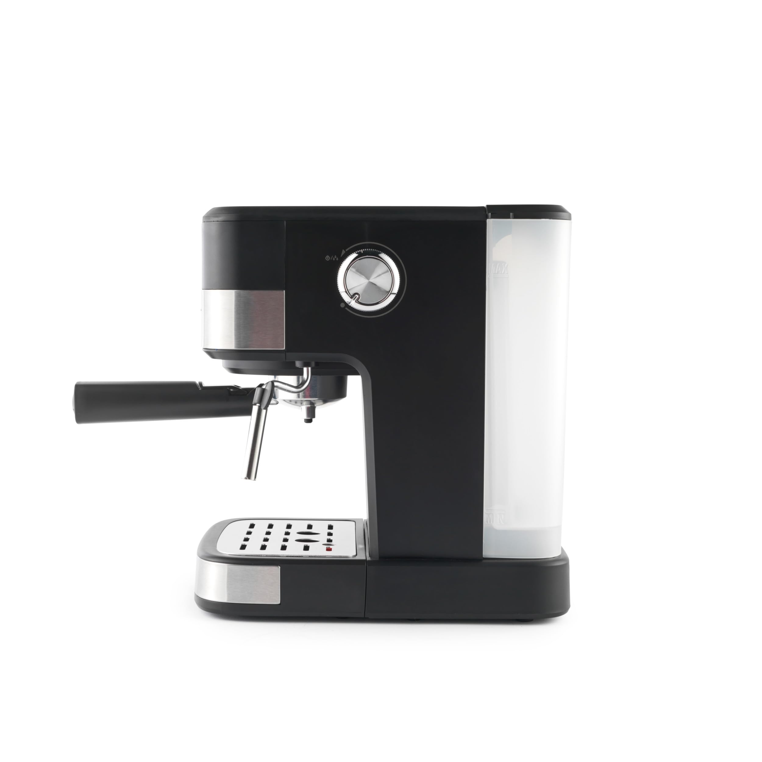 Petra PT4623VDEEU7 Elektrische Espressomaschine, 15-bar-Druckpumpe, Milchaufschäumer, BPA-frei, Schwarz