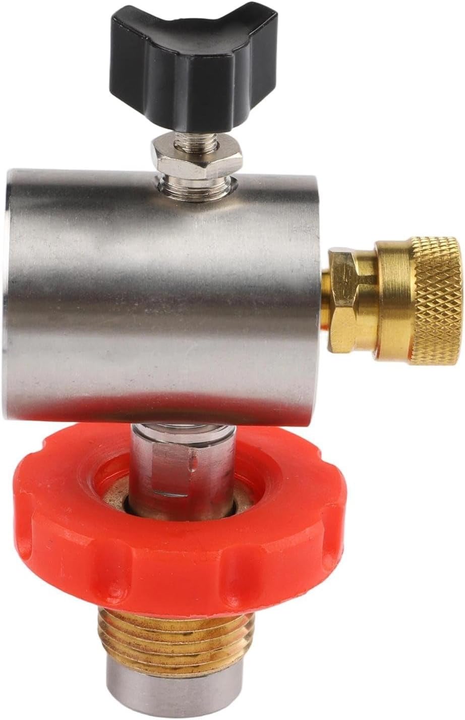 FABULETTA High Pressure Scuba Fill Hose, G5/8 DIN Adapter For Diving Tank, 6000PSI Stainless Steel Charging Line With Spring Guard For Outdoor Use(large to small)
