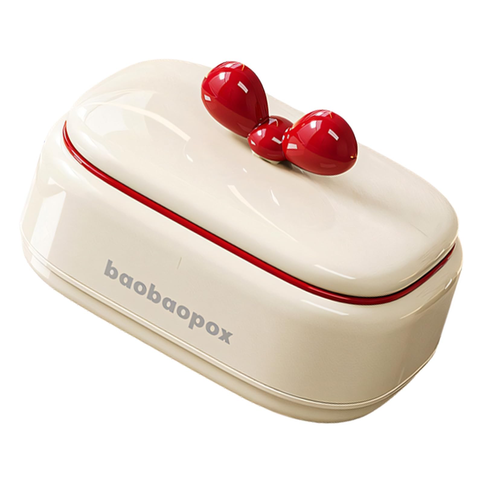 Bowknot Design Soap Holder with Drainage Design Soap Container Box for Home Bathroom and Travel Camping Essential Bowknot