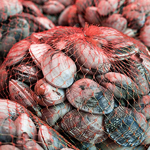 Amytalk seafood boil bags 100 pack Clam Bake/Shellfish Cooking Mesh Plastic Bags - Thumbnail 2