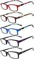 Vista 13 de OWL Readers - Paquete de 5 lentes de lectura elegantes para mujer con hermosos patrones para mujer, bisagra de resorte de lujo, aspecto elegante