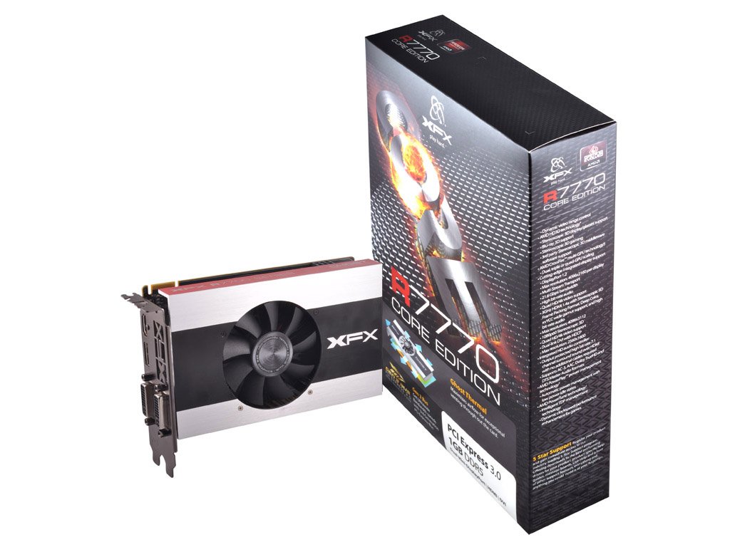 XFX CORE EDITION HD 7770 1000MHz DDR5/DisplayPort/HDMI/Dual-DVI