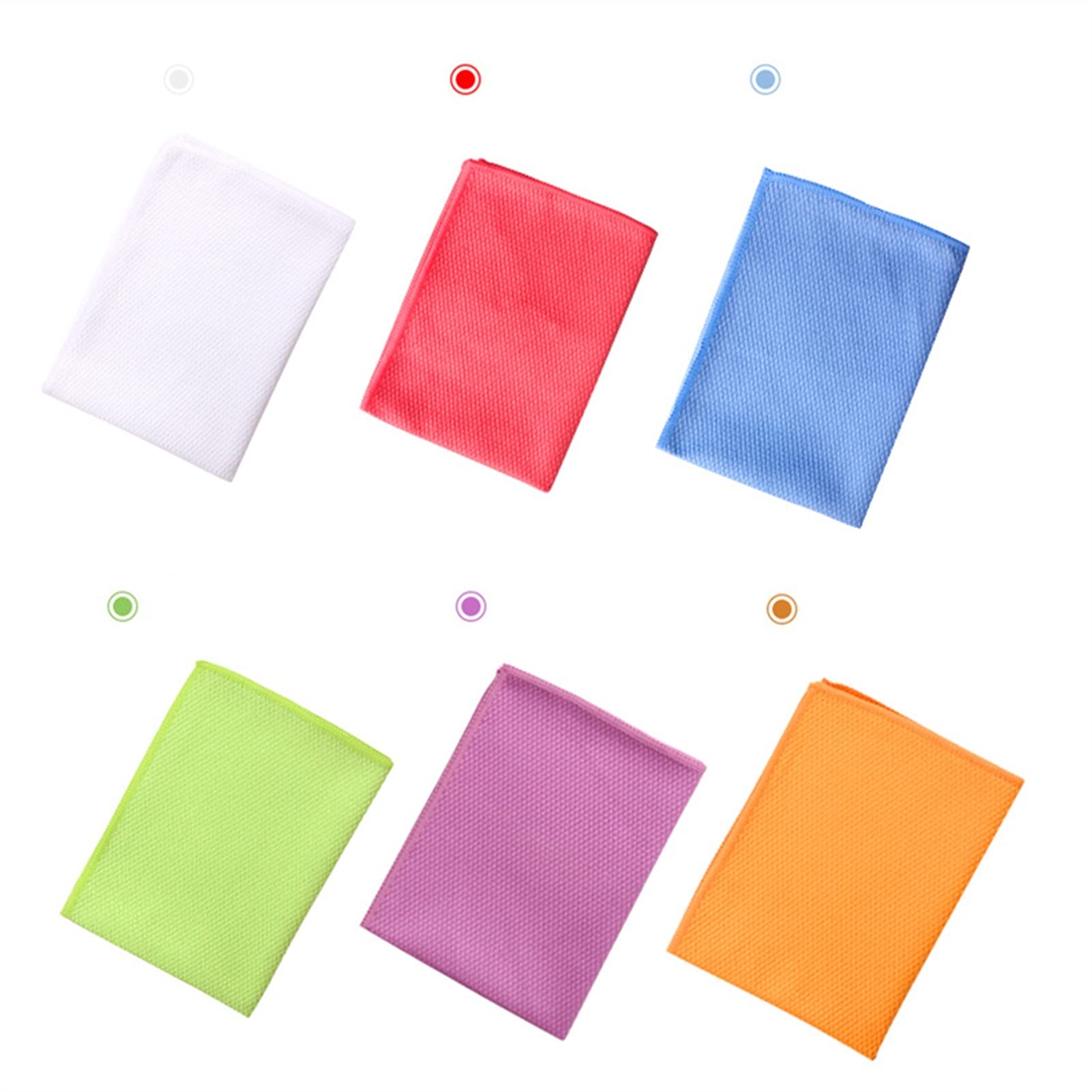 5/10 unids Escala de pescado Pulido de microfibra Paño de limpieza suave Microfibra Limpieza Toalla de vidrio absorbible (Color : Large, Specification : 10pcs)