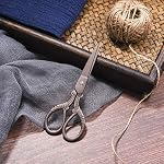 5inch Vintage Style Scissors Titanium Plating Stainless Steel Antique Shears for Craft Embroidery Crochet Needle Point Knitting Project