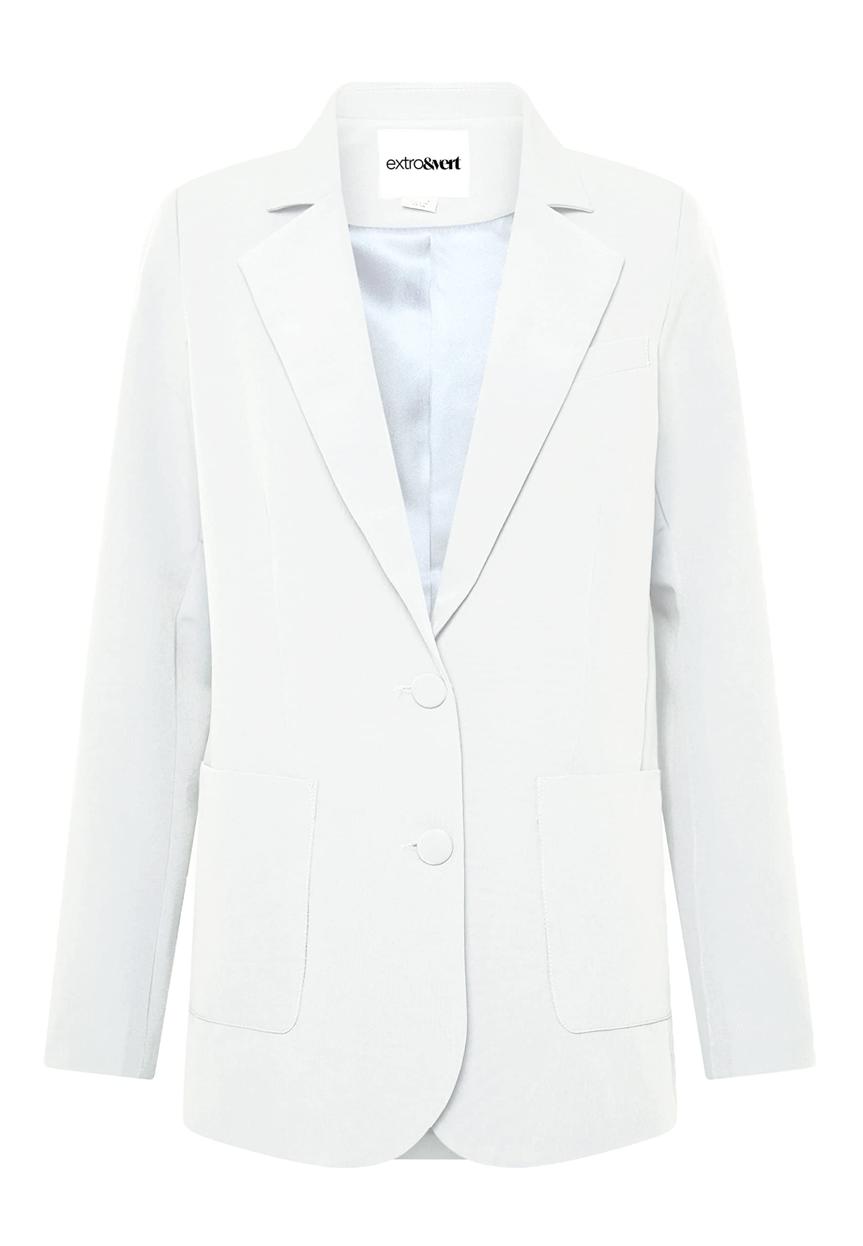 EXTRO&VERT Blazer for Women Boyfriend Casual Jacket Two Buttons Elegant Ladies Blazer for Daily Business Work