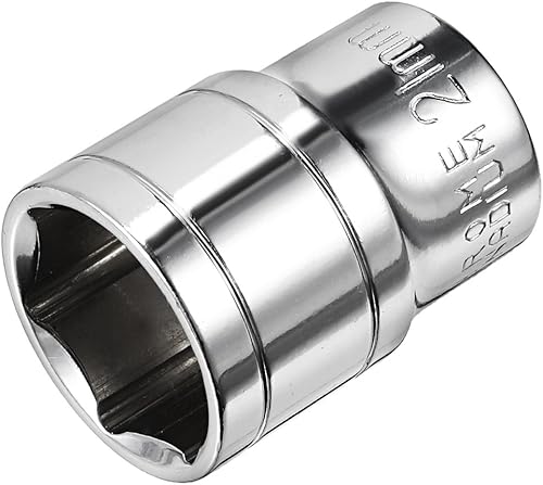 uxcell Unidad de 12 pulgada 0.827in 6 puntos poco profundos, métrico, Cr-V