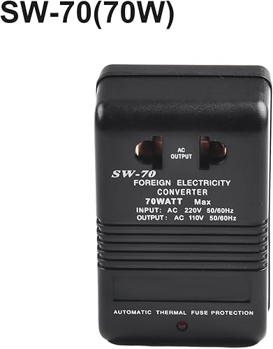 Miniatura 2 de Noteflora Transformador convertidor de 100 W, voltaje dual 110V120V a 220V240V y reversa, adaptador de corriente para viajes y electrónica