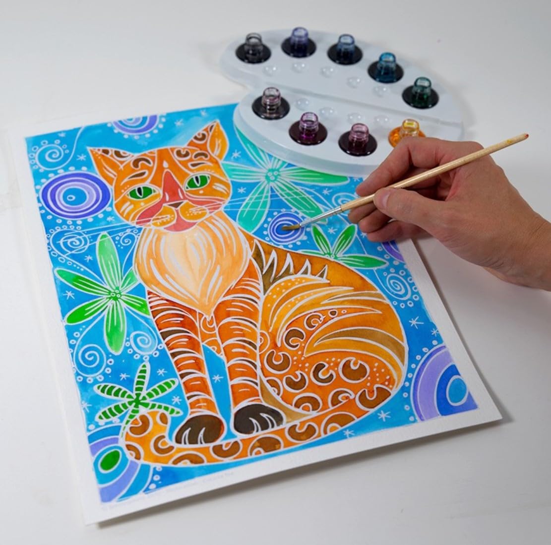 Coffret Aquarellum Mini - Chats - Peinture pour enfant