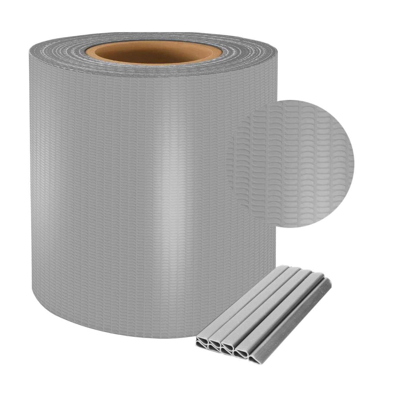 10x strisce di protezione privacy, pellicola privacy in PVC rigido, 2,5 m x 19 cm, rotolo di