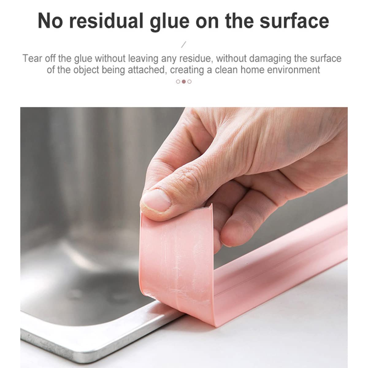 Striscia Sigillante Per Bagno 3,8 cm x 3,2 Metri (1,5"x126") Nastro Sigillante Sigillante Autoadesivo E Striscia Sigillante Impermeabile Per Cucina Bagno