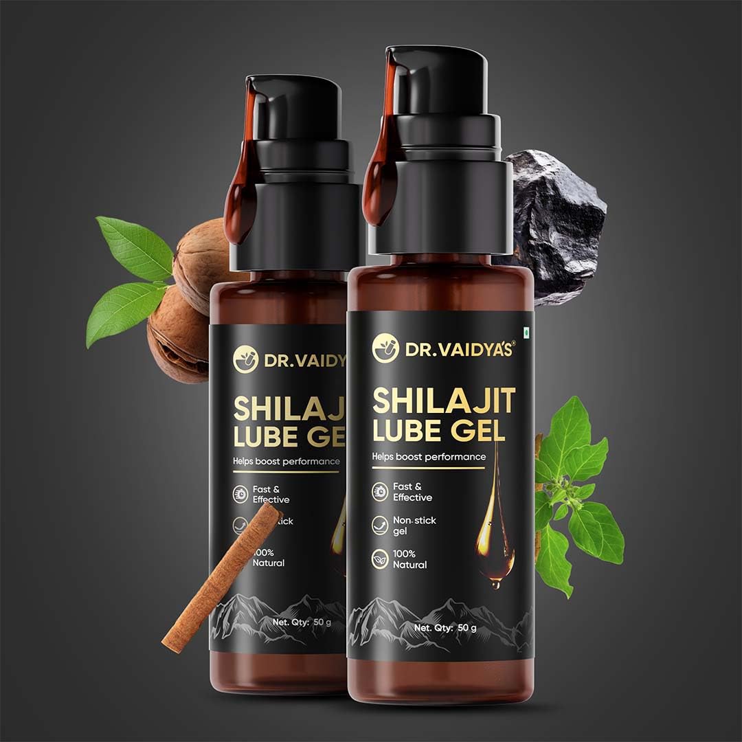Dr. Vaidya’s Shilajit Lube Gel | First Ever Shilajit Infused Lube Gel | Enhances Performance & Stamina | Mess free | 100% Pure Himalayan Shilajit, Jaiphal & Cinnamon Oil, Ashwagandha | 50g (Pack of 2)-image-7