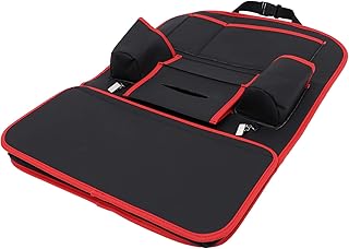 CRAFTHROU Bolsa De Assento De Carro Organizador De Porta-Malas Protetor De Assento Traseiro Para Crianças Bolsa De Bolso Traseira Kick Back Protetor De Bolso Organizador De Banco