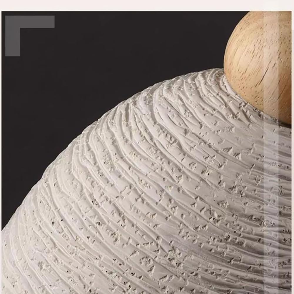 Aplique de Pared Cónico de Cemento Japonés, Lámpara Mural Vintage Ajustable Luz de Pared Estilo Rústico para Dormitorio Sala(2 Pack)