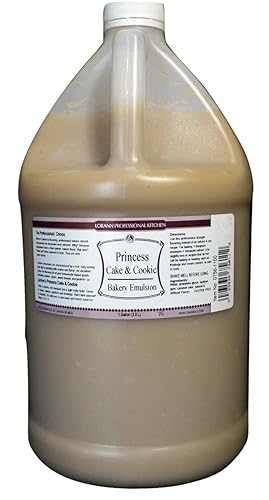 LorAnn. Emulsión Princess para pasteles y galletas, 1 galón.