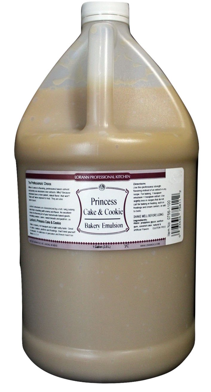 LorAnn OilsPrincess Cake and Cookie Bakery Emulsion: Regal Flavor Blend, Perfect for Enhancing Sweet, Cake-like Undertones in Baked Goods, Gluten-Free, Keto-Friendly, Unique Flavor Blend Essential