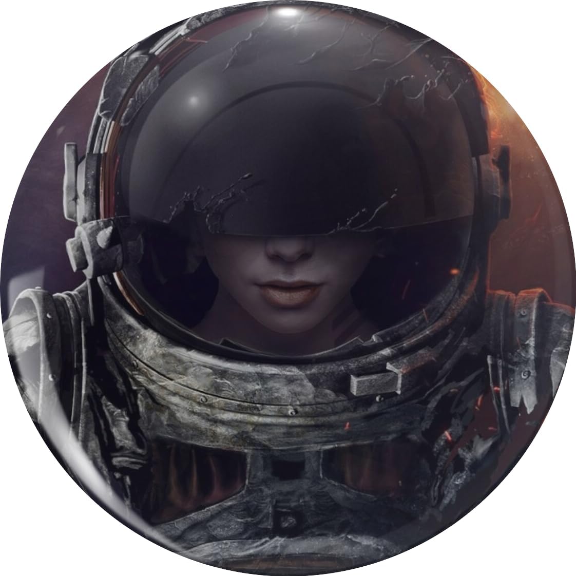Astronaut Space Explorer NASA Science Gift Kids Room Decor Lapel Pin Brooch Badge for Backpack Hat Jacket | Unique Novelty Gift Idea 0.75"