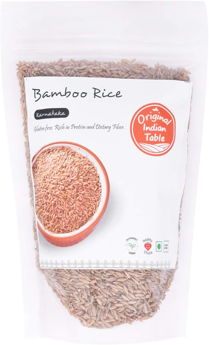 Original Indian Table Bamboo Rice, 400g |Gluten Free|Protein Rich|Fibre Rich (Delivered with Recipes and Cooking Instructions)