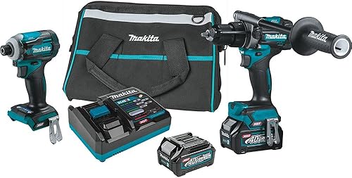 Makita - 40V Max Xgt. Inalámbrico sin escobillas de 2 piezas. Kit combinado 2 (GT200D)