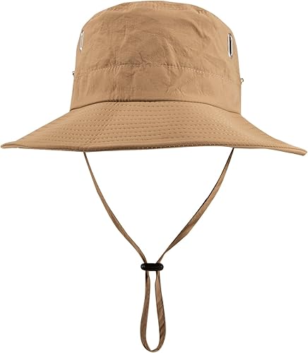 Miniatura 8 de Unisex Waterproof Bucket Hat,Wide Brim Boonie Hat Sun Hats for Men Women,Outdoor Foldable Fishing Hiking Beach Safari Hat