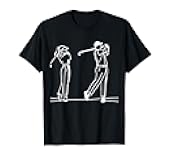 Golf Club One Line Art Drawing Golf T-Shirt