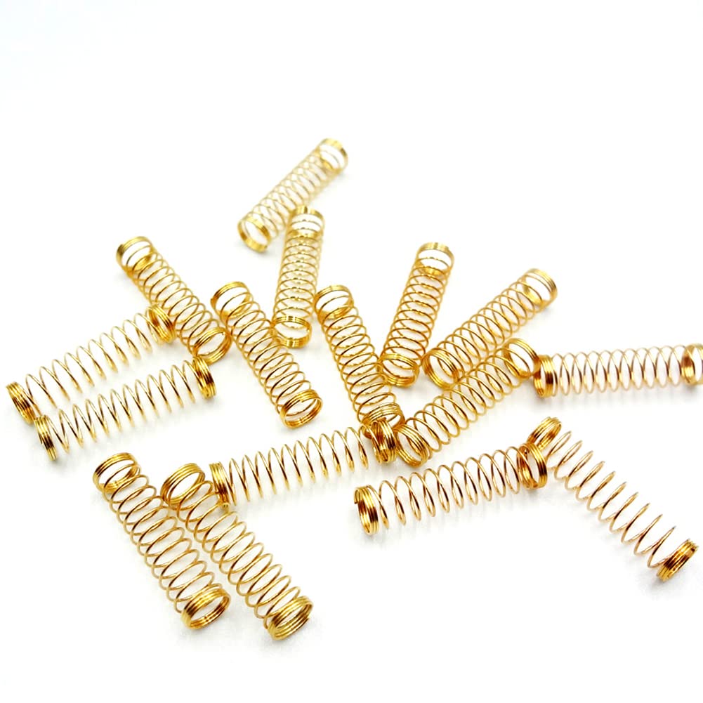 DUROCK Gold Plated Springs 62g Custom Mechanical Keyboard Switch Springs Compatible