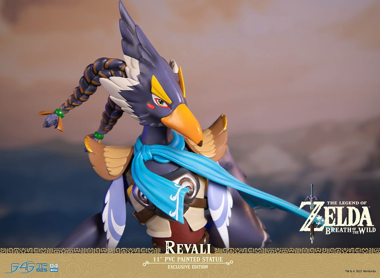 First 4 Figures F4F The Legend of Zelda: Breath of The Wild – Revali Collector's PVC Statue (27cm) (BOTWRC), Multicoleur