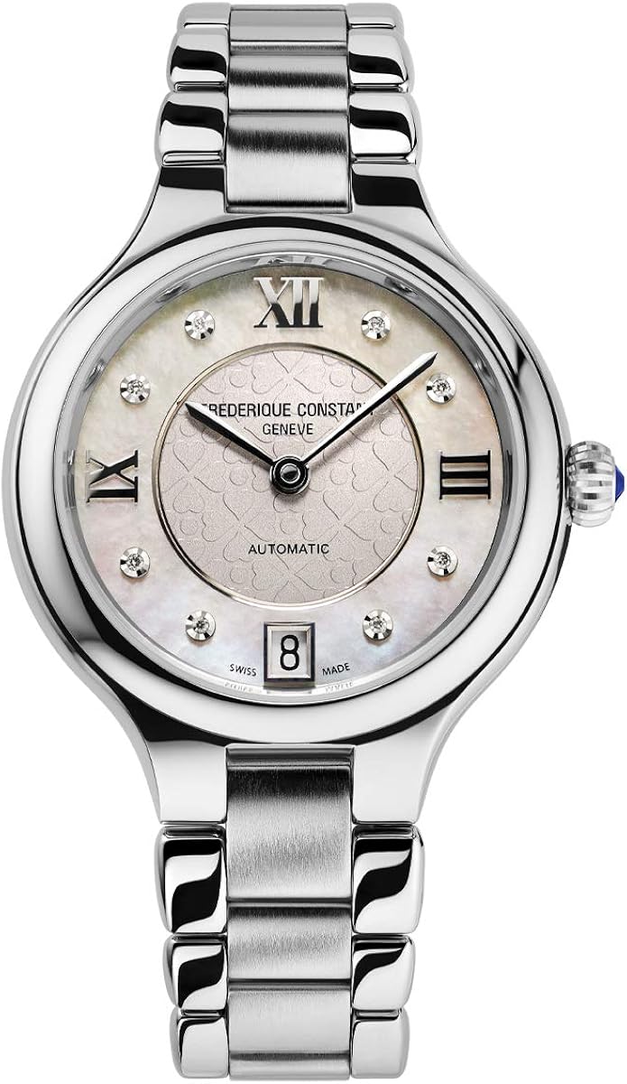 Frédérique Constant Orologio Analogico Quarzo Svizzero da Donna con Cinturino in Acciaio Inox FC-306LGHD3ER6B