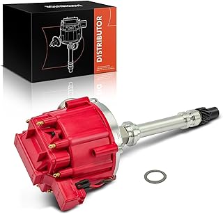 A-Premium Ignition Distributor with Cap Compatible with Chevy, GMC Vehicles - Small block Gen I, Big block Mark IV - 8 Cylinders 262 265 267 283 302 307 327 350 396 400 402 427 454 CID - Replace# 8362