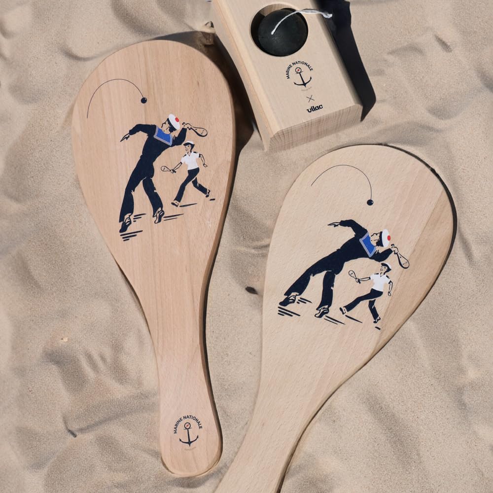 Vilac - Jokari Marine Nationale 2 Raquettes - Enfants 4 Ans+