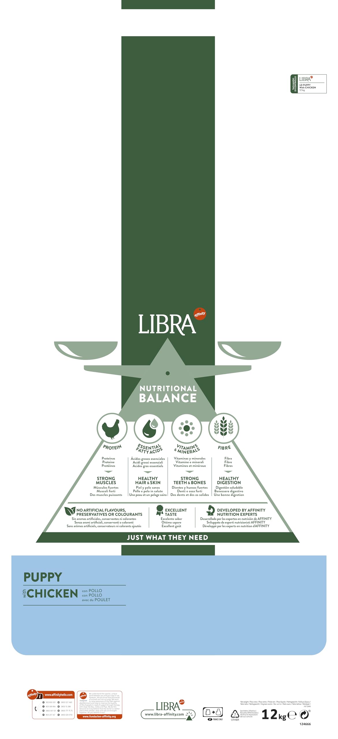 LIBRA Welpen Huhn 12 kg