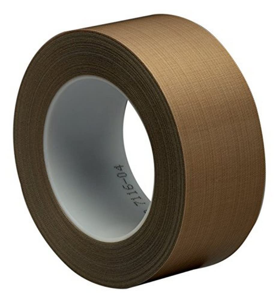3M Glasgewebeklebeband, 5453, 76,2 mm x 33 m, 0,22 mm, Braun/Transparent (3-er Pack)